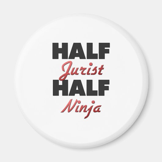 Half Jurist Half Ninja Magnet (Vorne)