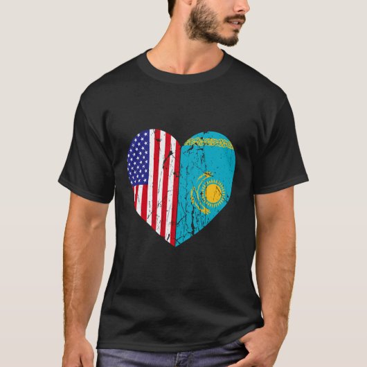 Half Kasachstan Menne Menne Ki T-Shirt (Vorderseite)