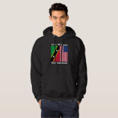 Half Kittitian American Saint Kitts and Nevis Heri Hoodie (Vorne ganz)