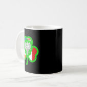 Half Lish Half Irish All St.patrick Lish Irish Ame Kaffeetasse (Vorderseite Links)