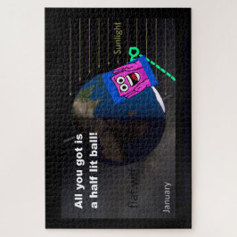 Half lit ball! puzzle