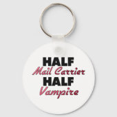 Half Mail Carrier Half Vampire Schlüsselanhänger (Vorderseite)