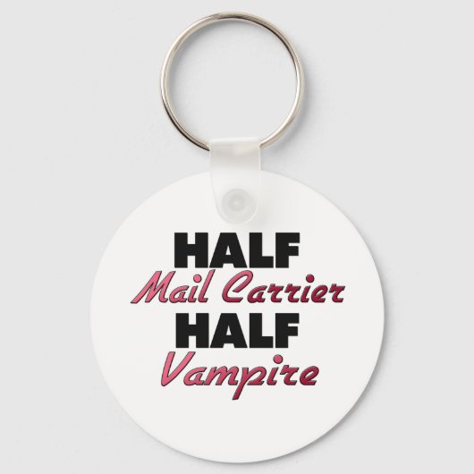 Half Mail Carrier Half Vampire Schlüsselanhänger (Vorderseite)
