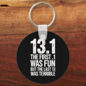 Half Marathon Art For Men Women 13.1 Half Marathon Schlüsselanhänger (Vorderseite)