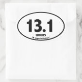 Half Marathon Parody Sticker (Tasche)