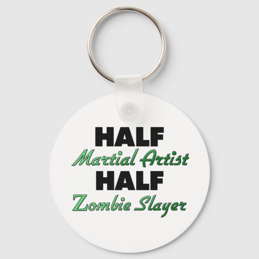 Half Martial Artist Half Zombie Slayer Schlüsselanhänger (Vorderseite)