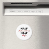 Half Mathematiker Half Ninja Magnet (In Situ (Geschirrspüler))