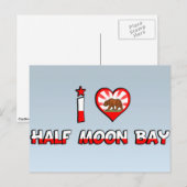 Half Moon Bay, CA Postkarte (Vorne/Hinten)