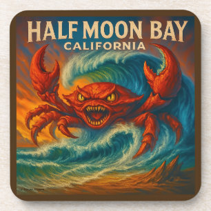 HALF MOON BAY, KALIFORNIEN 6-TLG. UNTERSETZER-SET. GETRÄNKEUNTERSETZER