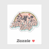 Half Moon Bay, Kalifornien Aufkleber (Blatt)