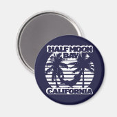 Half Moon Bay Kalifornien Magnet (Vorderseite/Rückseite)