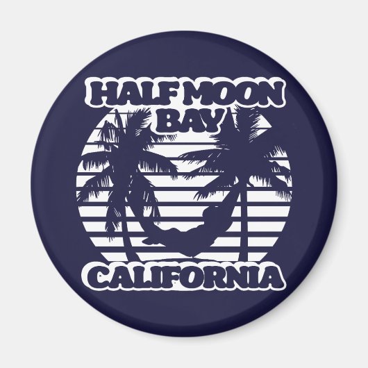 Half Moon Bay Kalifornien Magnet (Vorne)
