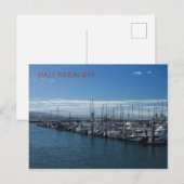 Half Moon Bay Postkarte (Vorne/Hinten)