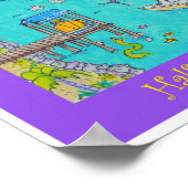 Half Moon Bay, Roatan Poster (Ecke)