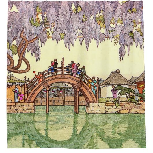 Half Moon Bridge Yoshida Toshi 1941 Duschvorhang (Vorderseite)
