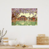 Half Moon Bridge Yoshida Toshi 1941 Poster (Küche)