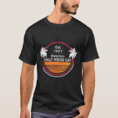 Half Moon Cay Bahamas Vintager Familienurlaub T-Shirt (Vorderseite)