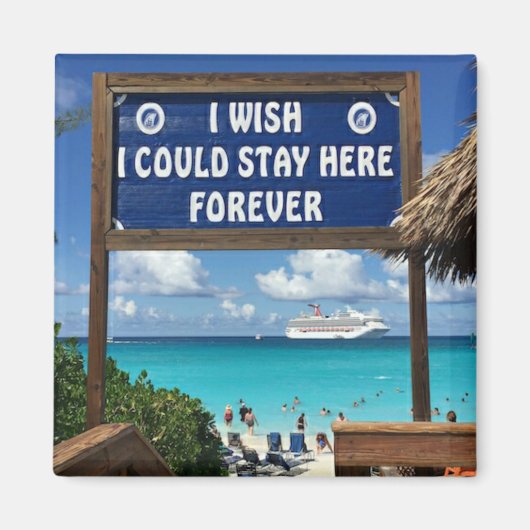 Half Moon Cay Magnet (Vorne)