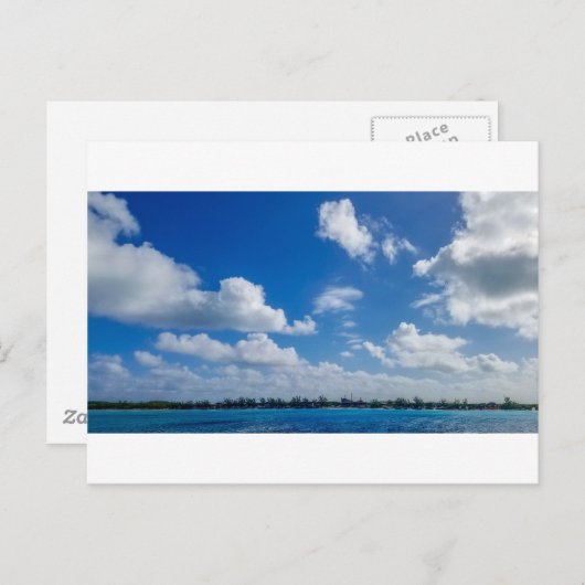 Half Moon Cay Postkarte (Vorne/Hinten)