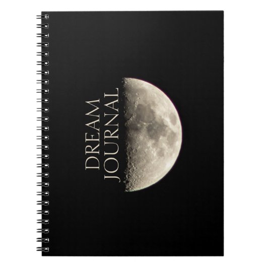 Half Moon Dream Journal  Notizblock (Vorderseite)