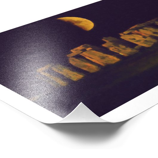 Half Moon Henge Fotodruck (Ecke)