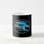 Half Moon Y Mavericks Beach Surfing Gift Travel  Kaffeetasse (Mittel)