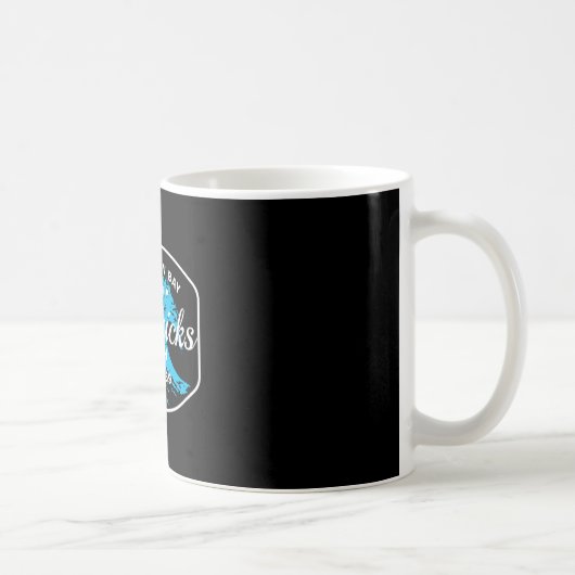 Half Moon Y Mavericks Beach Surfing Gift Travel  Kaffeetasse (Rechts)