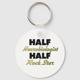 Half Neurobiologe Half Rock Star Schlüsselanhänger