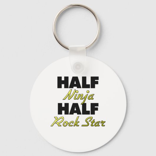 Half Ninja Half Rock Star Schlüsselanhänger (Vorderseite)