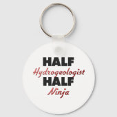 Half Ninja Hydrogeologin Schlüsselanhänger (Vorderseite)