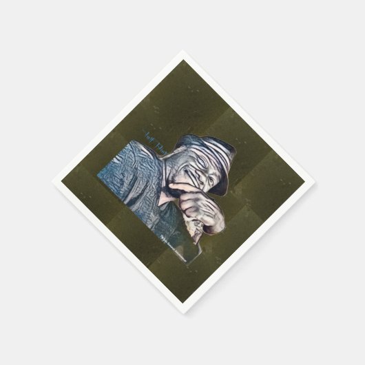 half Pint Metaxa Serviette (Ecke)