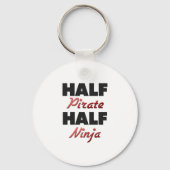 Half Pirate Half Ninja Schlüsselanhänger (Vorderseite)