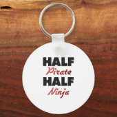 Half Pirate Half Ninja Schlüsselanhänger (Vorderseite)