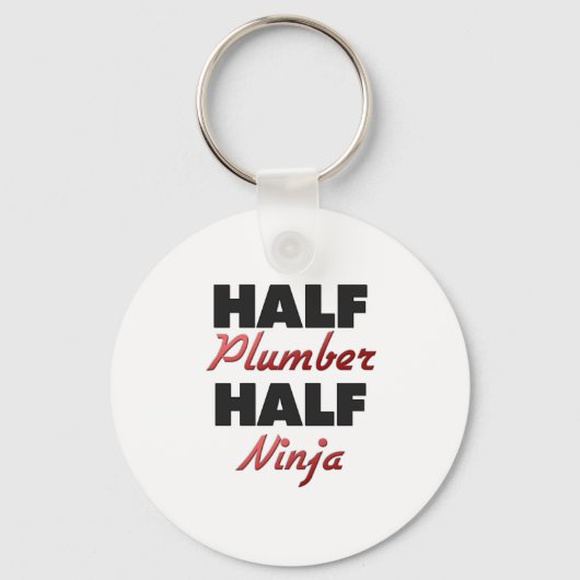 Half Plumber Half Ninja Schlüsselanhänger (Vorderseite)