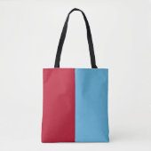 Half Red Half Blue Tasche (Vorderseite)