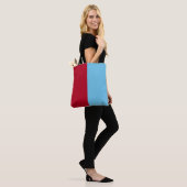 Half Red Half Blue Tasche (Am Model)