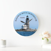 Half-Rock-Leuchtturm, Mainstream-Uhr Große Wanduhr (Zuhause)