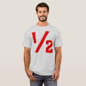 Half - rot T-Shirt (Vorne ganz)