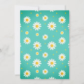 Half Saree Ritu Kala Samskara Butterfly Einladung (Rückseite)