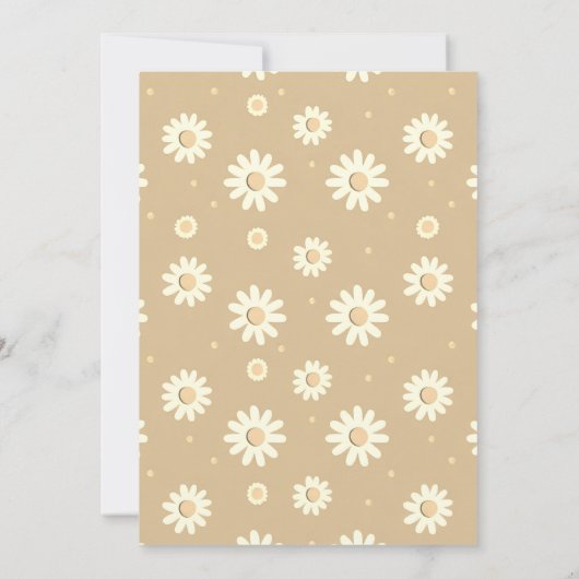 Half Saree Ritu Kala Samskara Einladung (Rückseite)