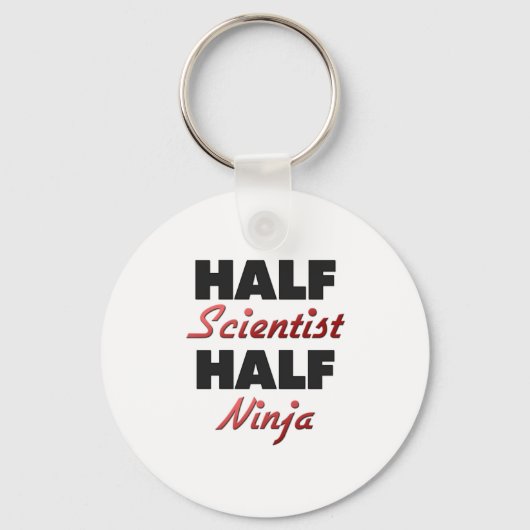 Half Scientist Half Ninja Schlüsselanhänger (Vorderseite)