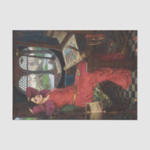 Half-Sick of Shadows von John William Waterhouse Seidenpapier