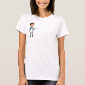 Half Sketch Smile T-Shirt (Vorderseite)