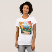 Half sleeve woman t shirt  (Vorne ganz)