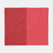 Half Solid halb texturierte Tomate Red Fleece Blan (Vorderseite (Horizontal))