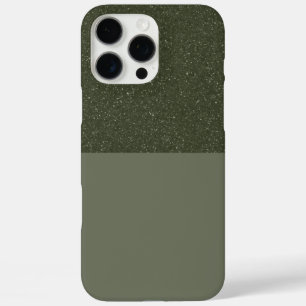 Half Texture Moss Green iPhone Case - individuell 