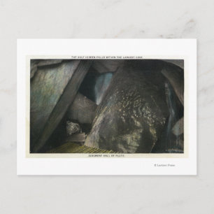 Half versteckte Falls View of Judgment Hall of Pla Postkarte