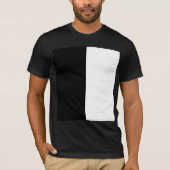 half white half black, half black half white T-Shirt (Vorderseite)
