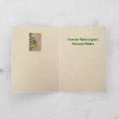 HALF WREATH AUTUMN - GREETING CARD KARTE (Innenseite)