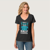 Half X Ray Tech Half Coffee X Ray Rad Technologis T-Shirt (Vorderseite Vollansicht)